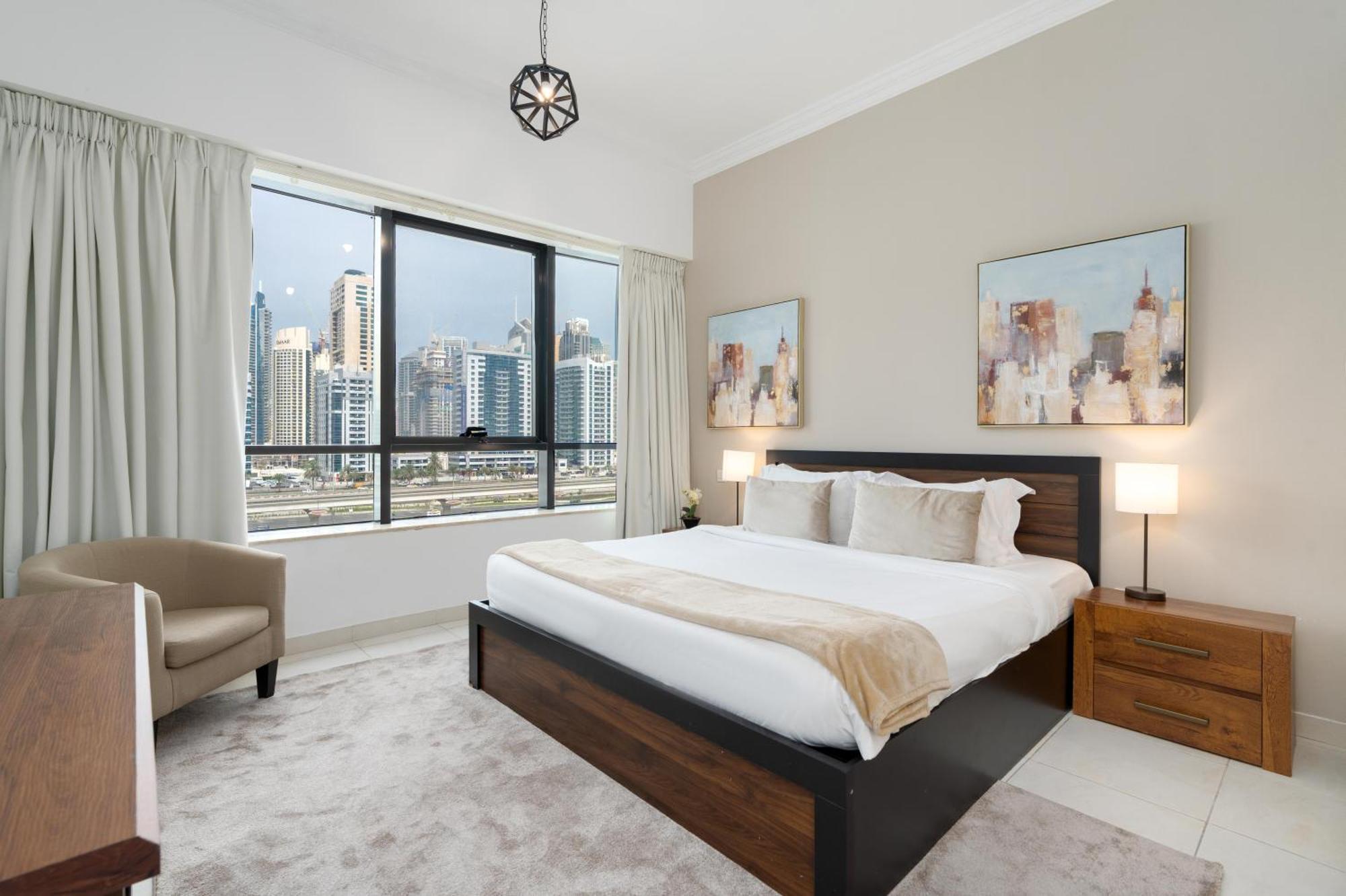 Modern 1Br Apartment In Jlt Next To Metro With City Views Dubaj Zewnętrze zdjęcie